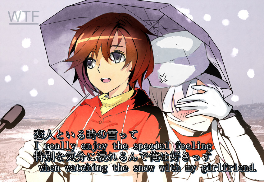 ruby rose and weiss schnee (rwby) drawn by cure_m
