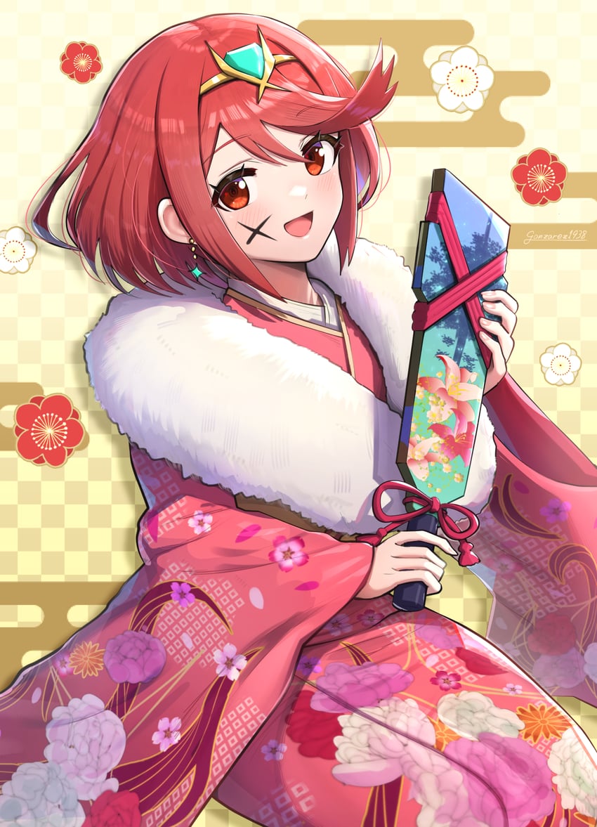 pyra (xenoblade chronicles and 1 more) drawn by gonzarez