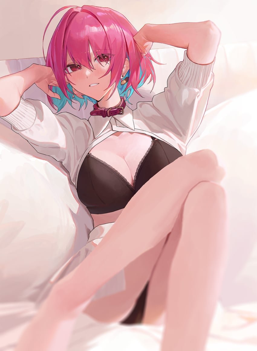 yumemi riamu (idolmaster and 2 more) drawn by starshell