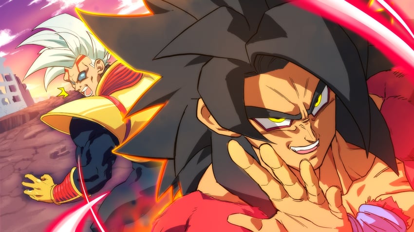 son goku, baby, and baby vegeta (dragon ball and 1 more) drawn by nachairo
