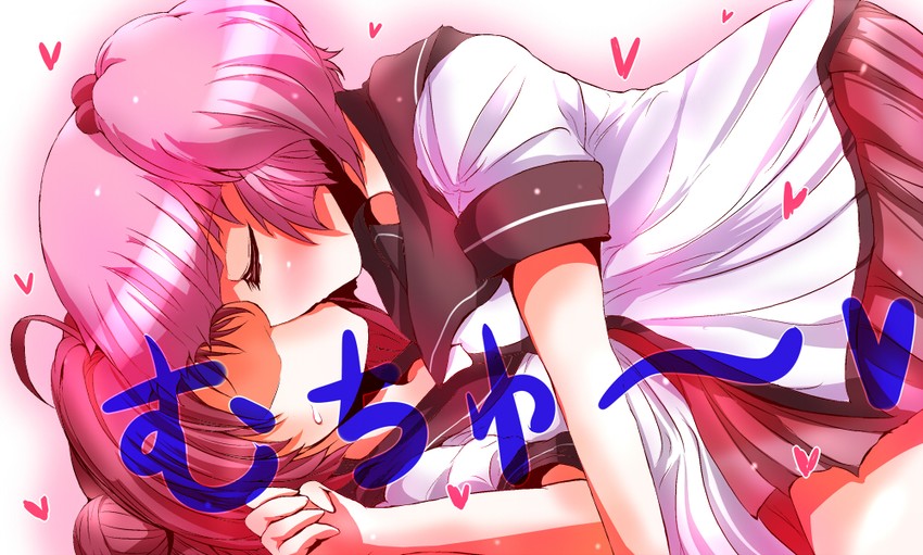 akaza akari and yoshikawa chinatsu (yuruyuri) drawn by choco_chip_(ekitai_idou)