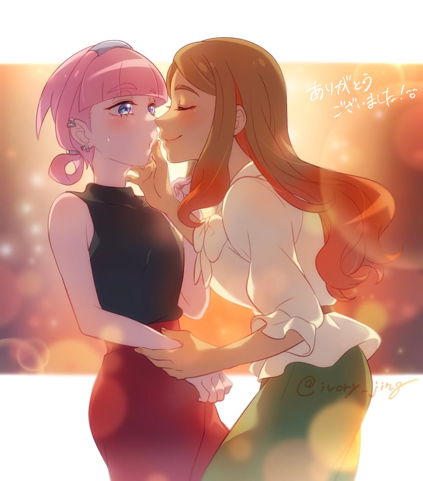 orla and mollie (pokemon and 1 more) drawn by ivory_(25680nico)