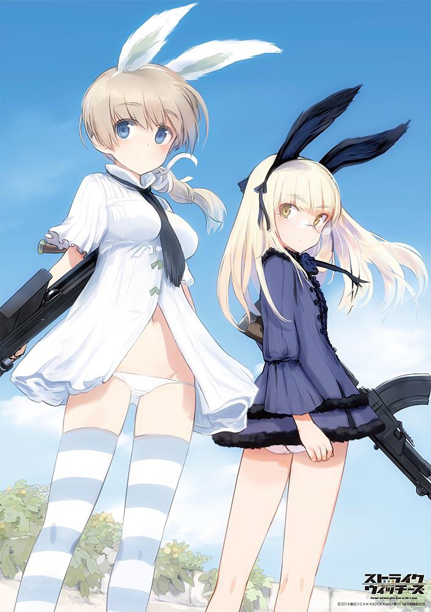 perrine h. clostermann and lynette bishop (world witches series and 1 more) drawn by shimada_fumikane