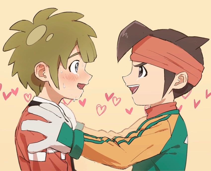 endou mamoru and tachimukai yuuki (inazuma eleven) drawn by saichuu_(datttebayoo)