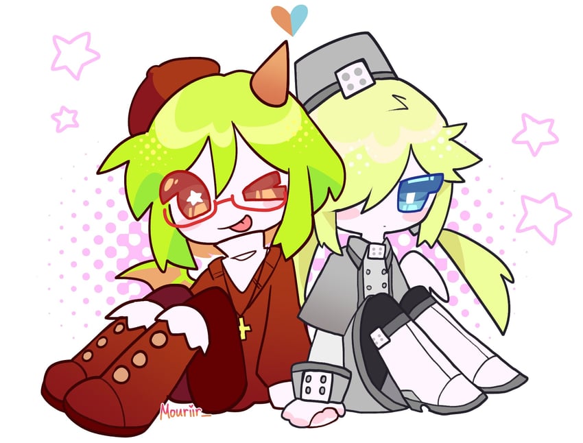 yosafire and froze (funamusea and 1 more) drawn by surovuii