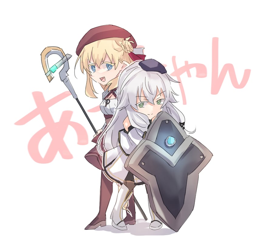 altina orion and agnes claudel (eiyuu densetsu and 2 more) drawn by yachi337