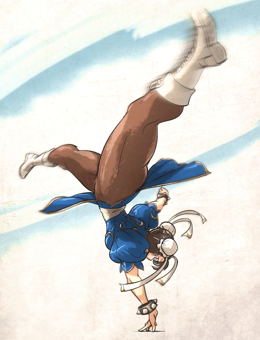 chun-li (street fighter and 1 more) drawn by ironlily