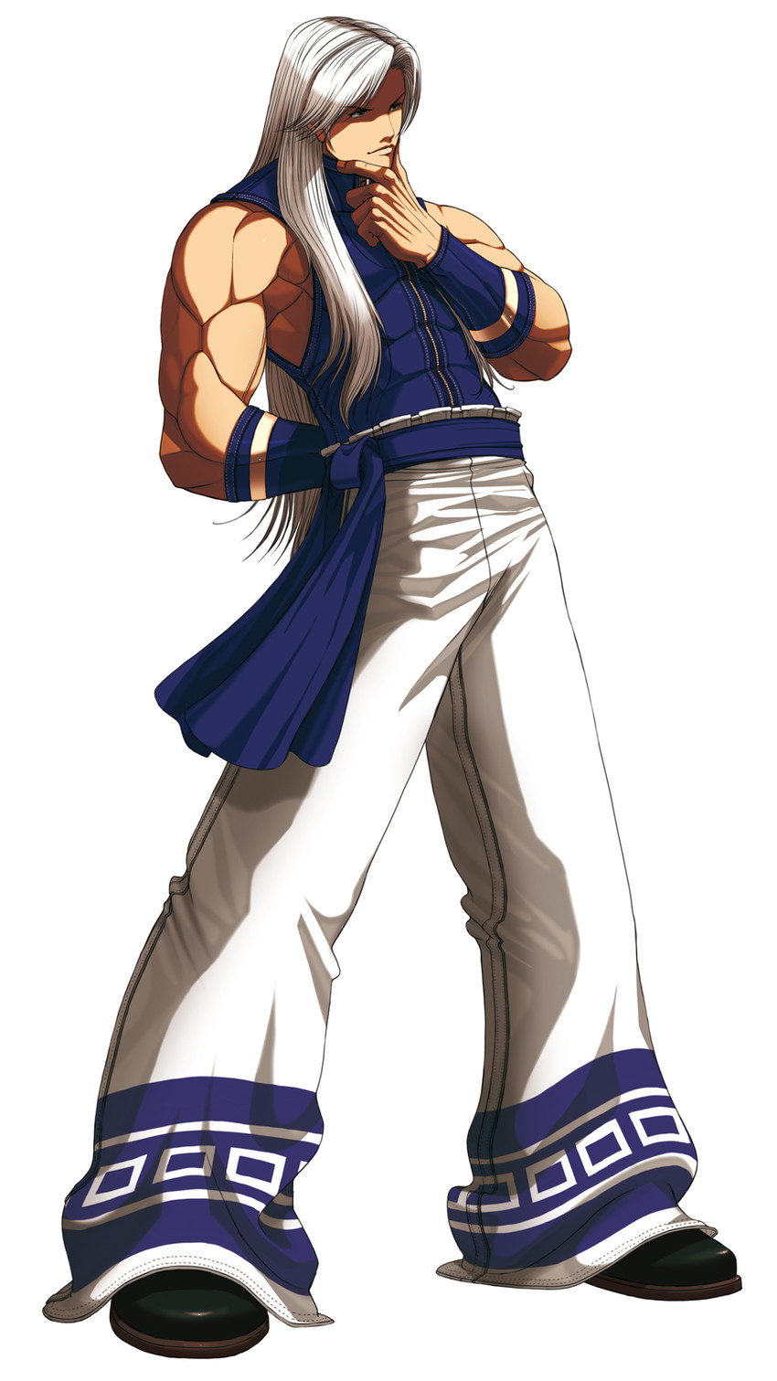 jhun hoon (the king of fighters and 1 more) drawn by falcoon