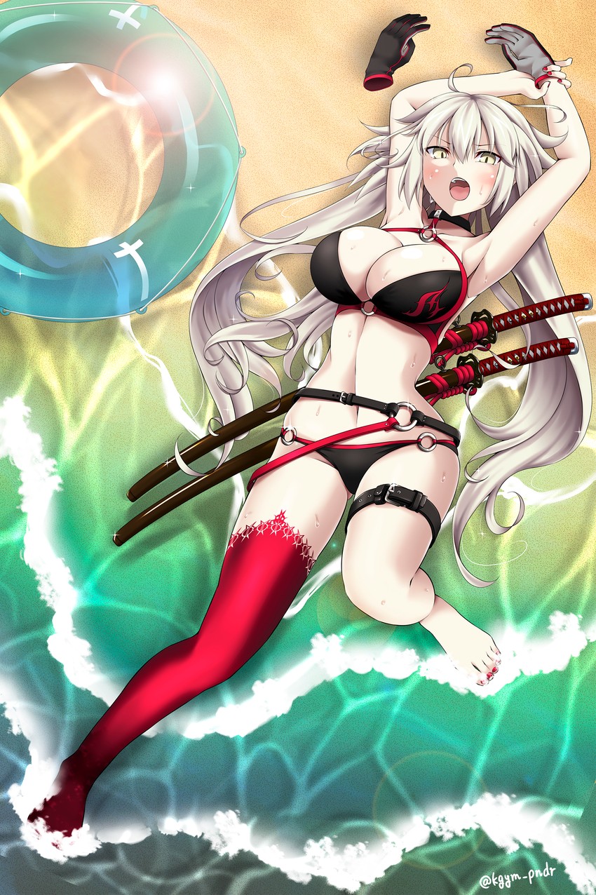 jeanne d'arc alter (fate and 1 more) drawn by kagiyama_shachou