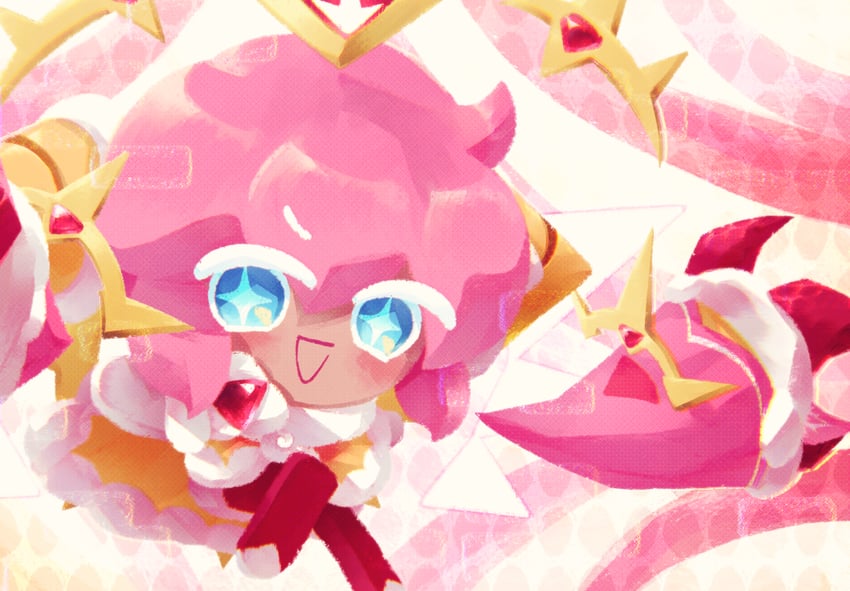 strawberry crepe cookie (cookie run and 1 more) drawn by b4c5ce