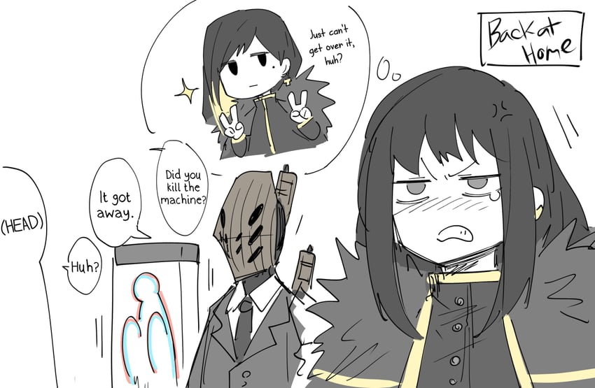 binah, zena, baral, and luda (project moon and 1 more) drawn by kankan33333