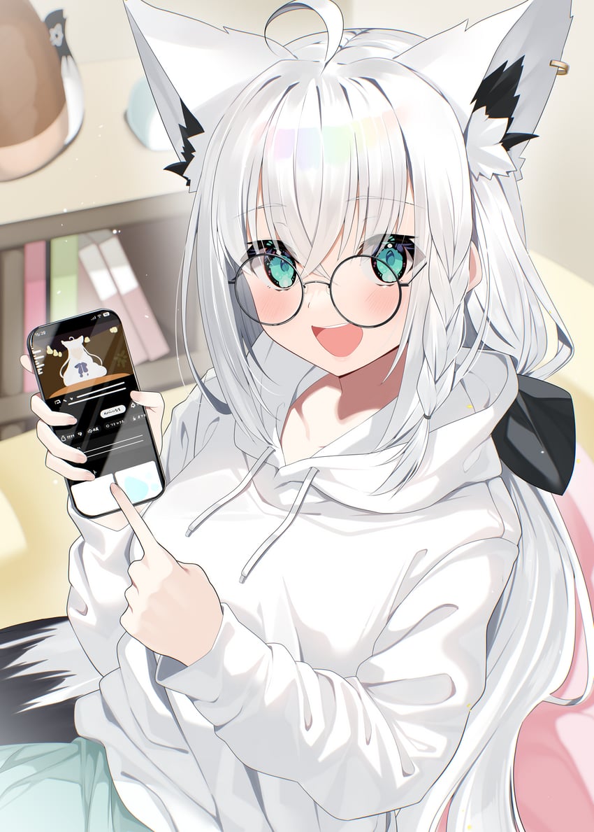 shirakami fubuki and oruyanke (hololive) drawn by borumete