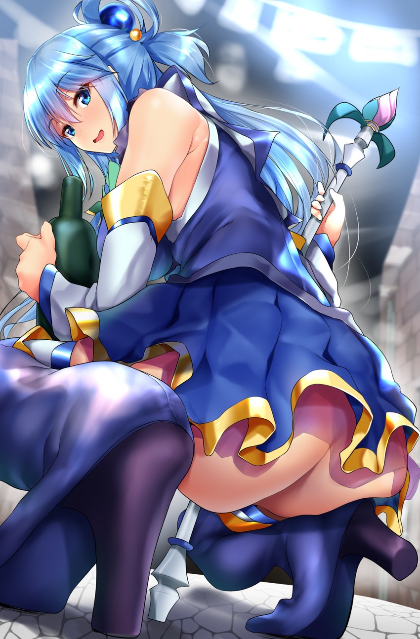aqua (kono subarashii sekai ni shukufuku wo!) drawn by nonohachi