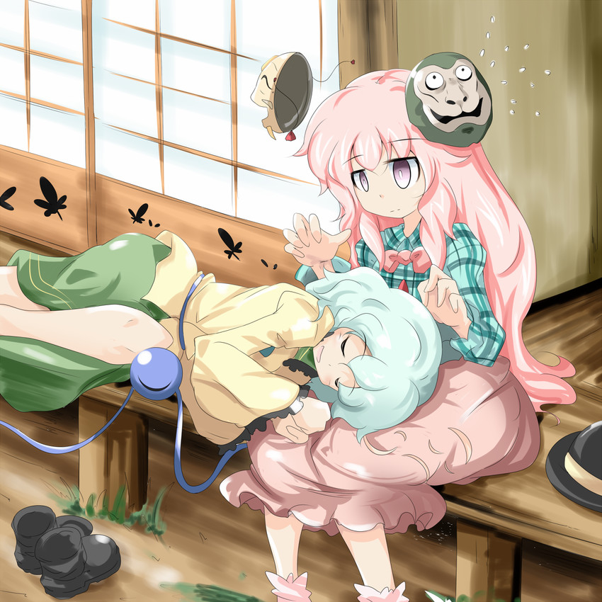 komeiji koishi and hata no kokoro (touhou) drawn by kikurage_(sugi222)