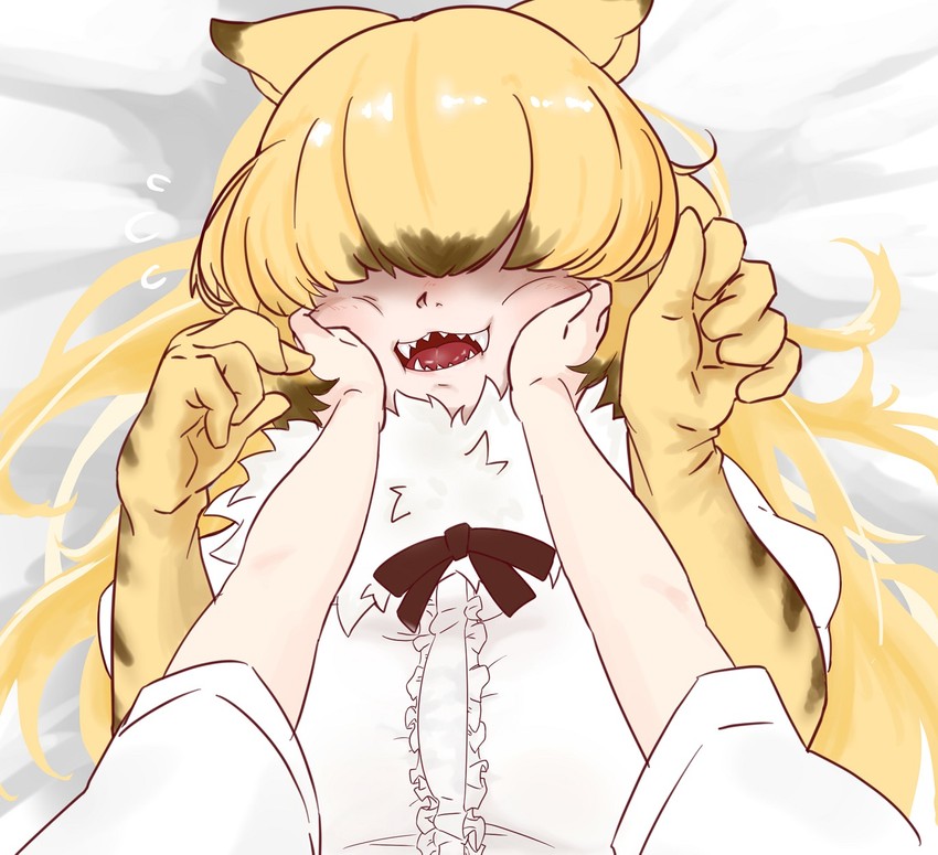 carnivore and herbivore (kemono friends and 1 more) drawn by nat_(gsx-r1300)