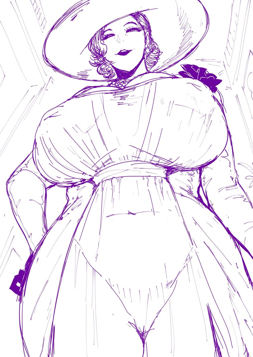 alcina dimitrescu (resident evil and 1 more) drawn by otochichi
