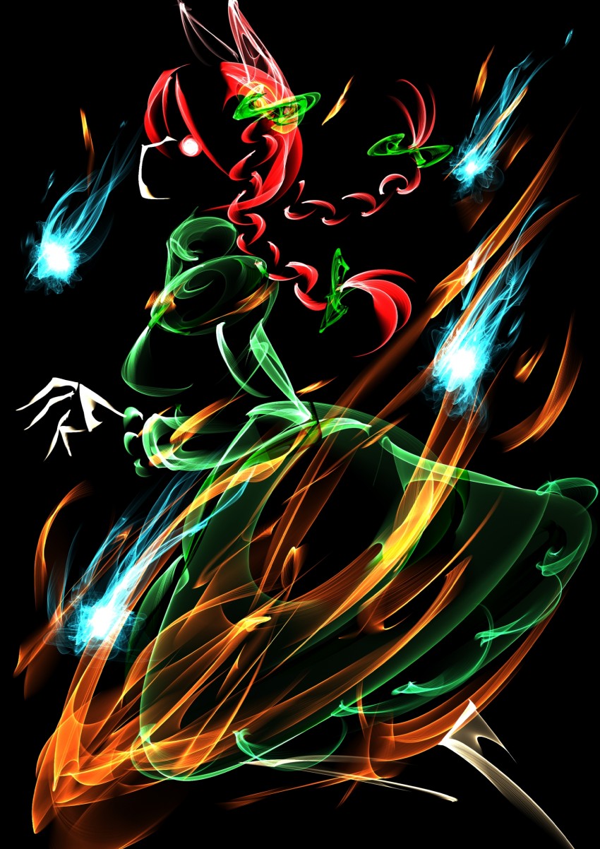 kaenbyou rin (touhou) drawn by null_(hakugenya)