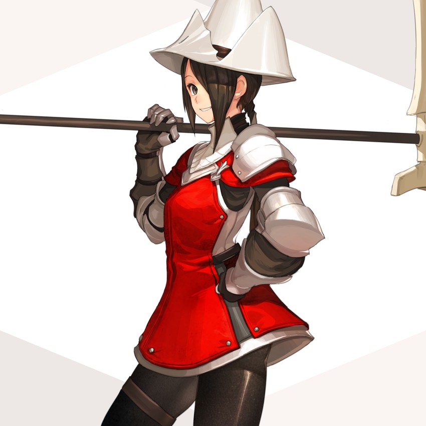 warrior of red peak (original) drawn by km_yama