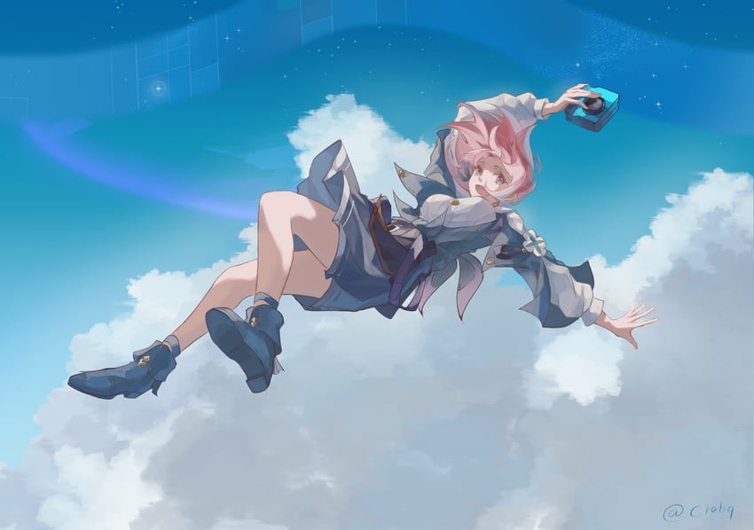 march 7th (honkai and 1 more) drawn by crabq
