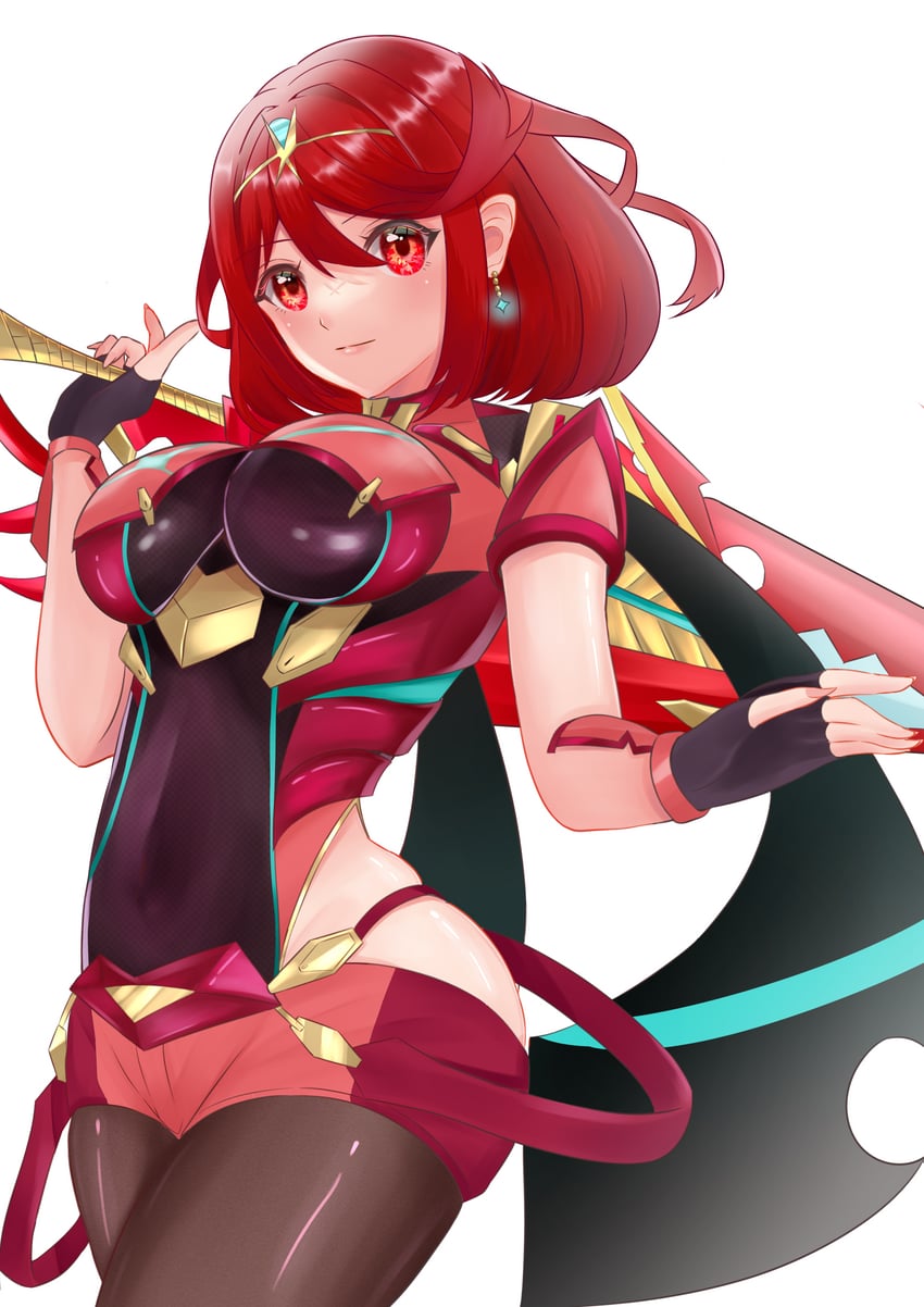 pyra (xenoblade chronicles and 2 more) drawn by uji10ukifune
