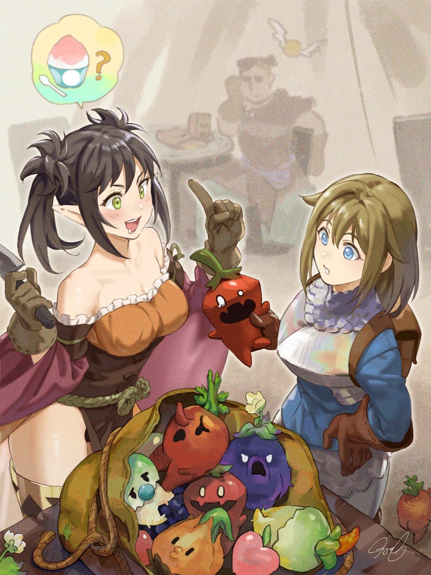 chloe, ridiel, aubin, and mandragora (odin sphere and 1 more) drawn by ouosoul