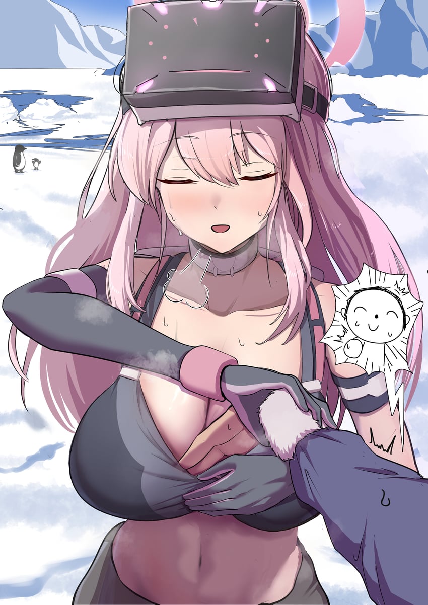 sensei, doodle sensei, and eimi (blue archive) drawn by kisetsu_fuu_(seasonally)