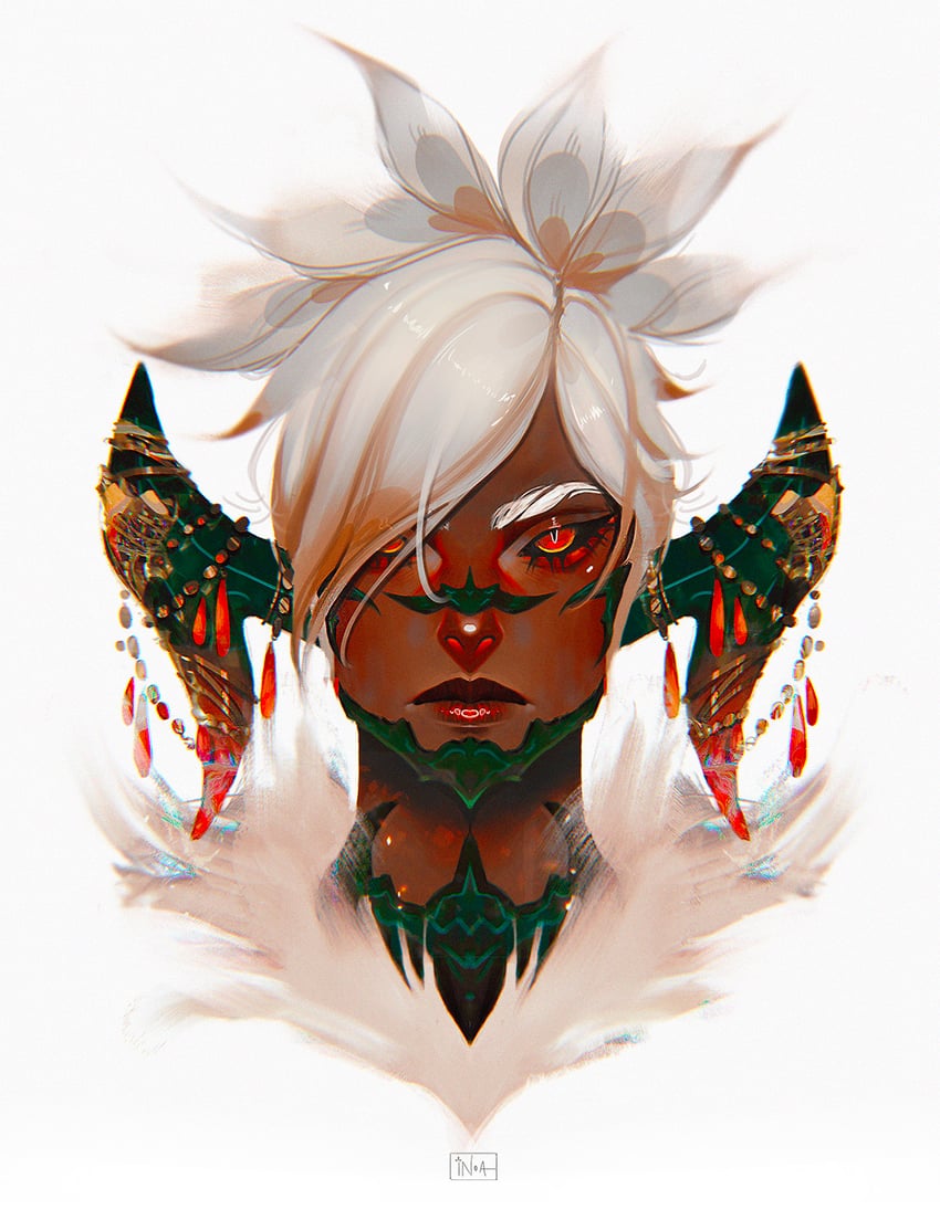 warrior of light (final fantasy and 1 more) drawn by inoaart