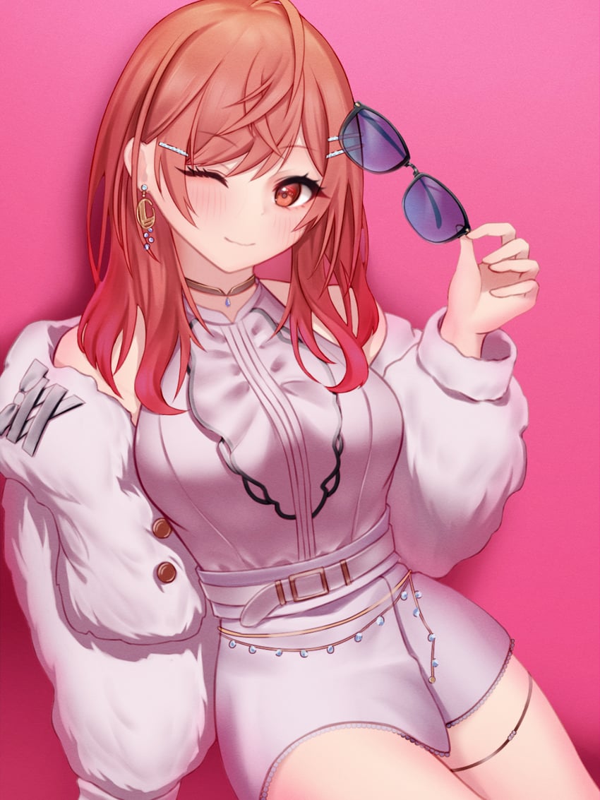 ichijou ririka (hololive and 1 more) drawn by nokonata