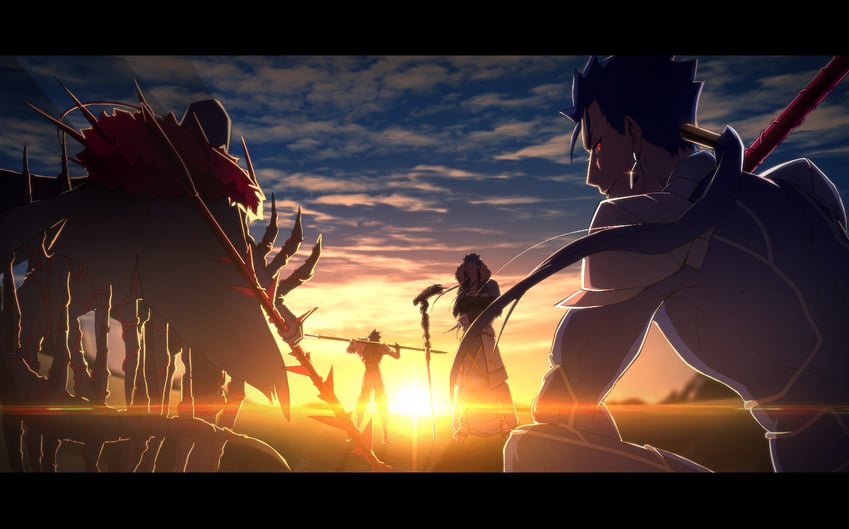 cu chulainn alter and cu chulainn (fate and 1 more) drawn by yanoooh