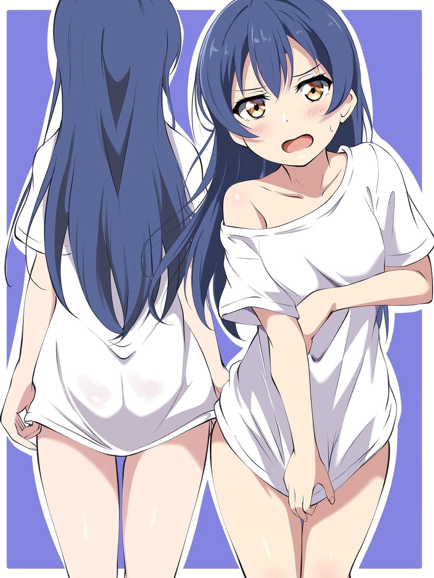 sonoda umi (love live! and 1 more) drawn by borgbutler