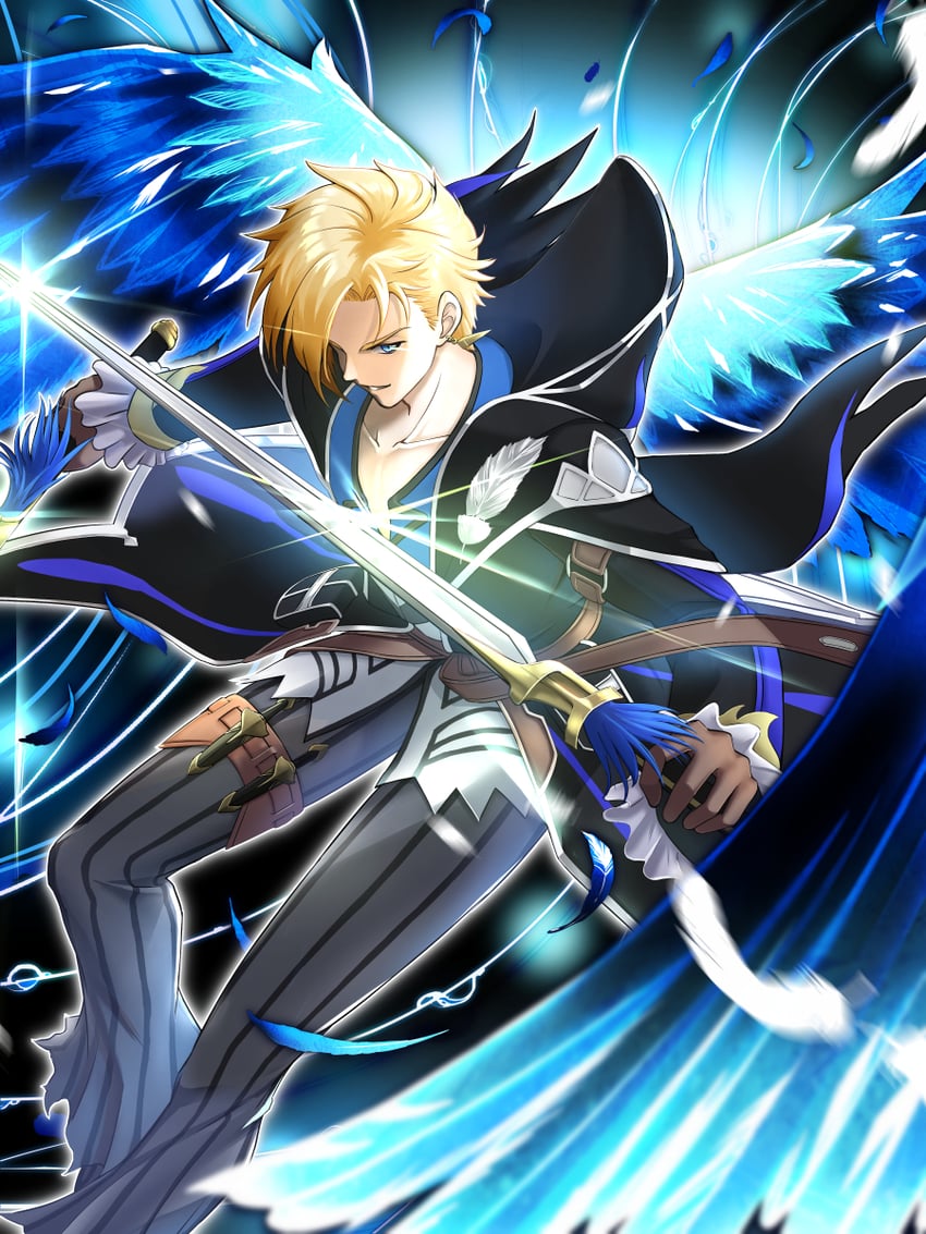 hawk (ys and 1 more) drawn by chiga_akira