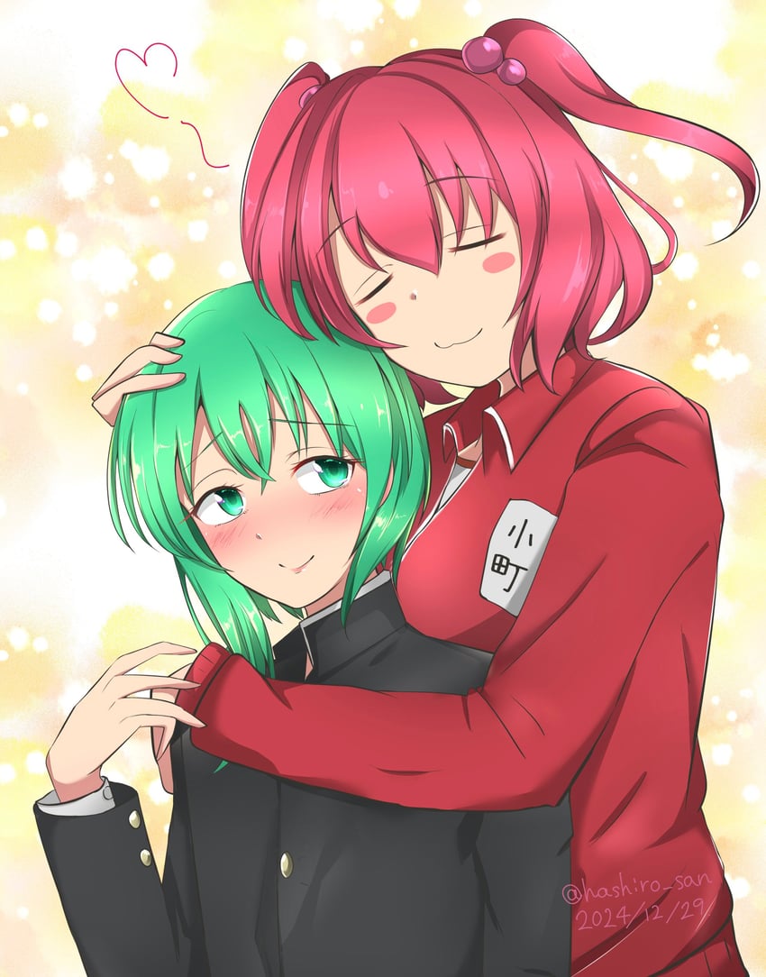 shiki eiki and onozuka komachi (touhou) drawn by hashiro_fumi