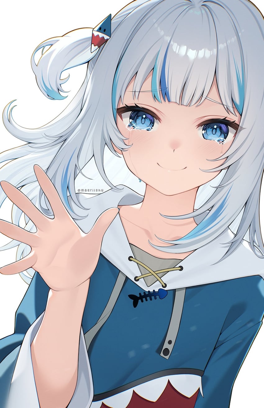 gawr gura (hololive and 1 more) drawn by shizukodesu