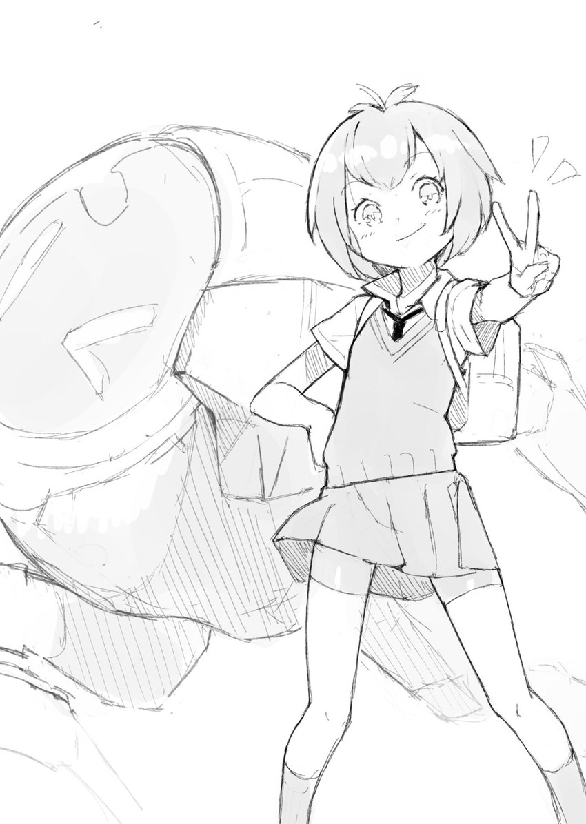 peni parker and sp//dr (marvel and 3 more) drawn by ataruman