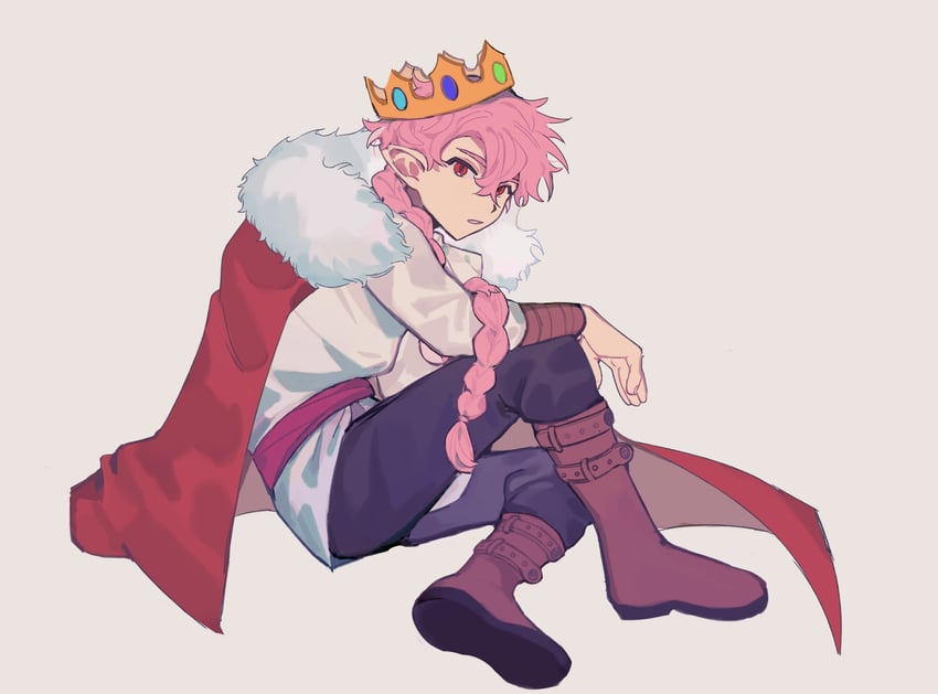 technoblade (minecraft youtube and 1 more) drawn by whalebone_(muffinsuki)