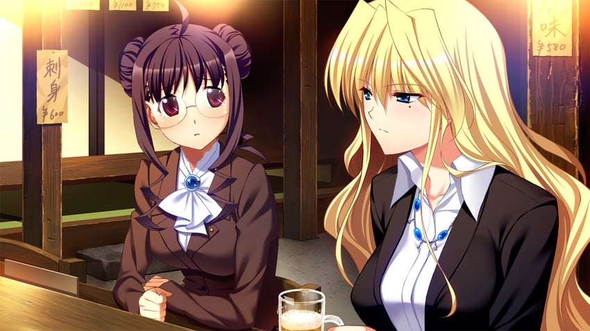 harudera yuria and tachibana chizuru (grisaia and 1 more) drawn by fumio_(ura_fmo)