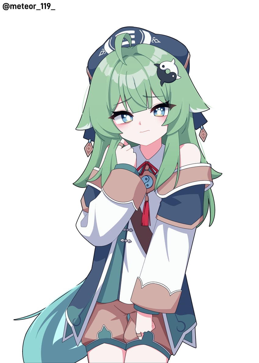 huohuo and tail (honkai and 1 more) drawn by meteor_(ks111278)