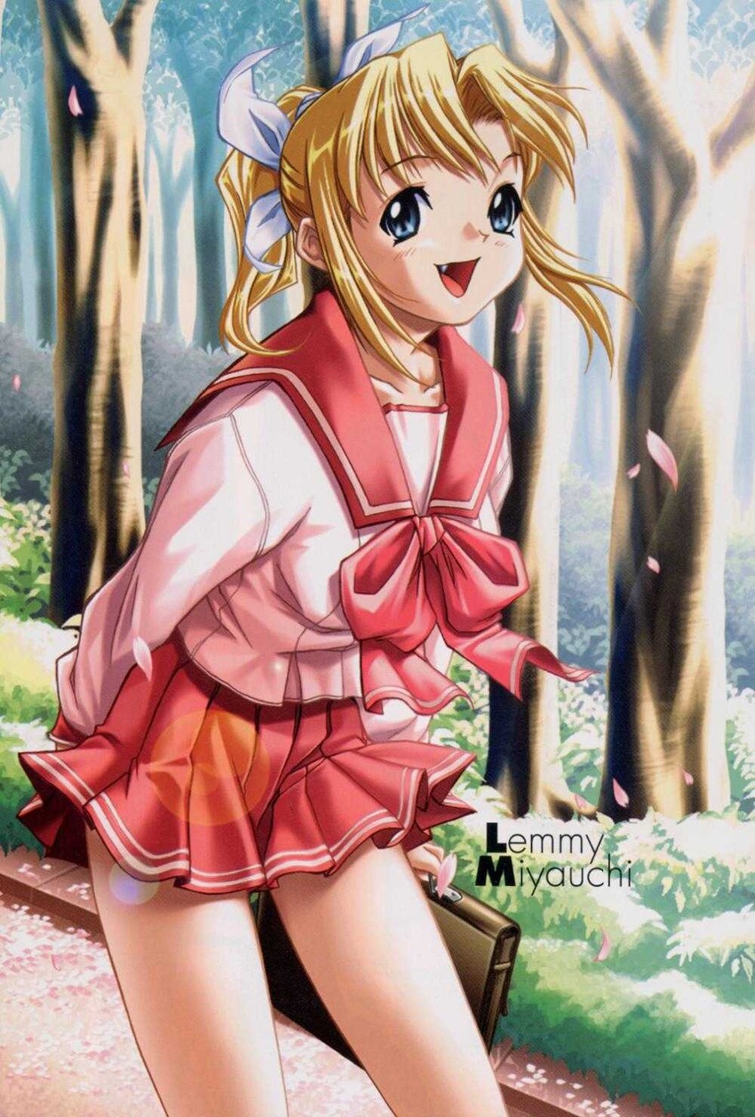 miyauchi lemmy (to heart) drawn by kawata_hisashi and saq:ra