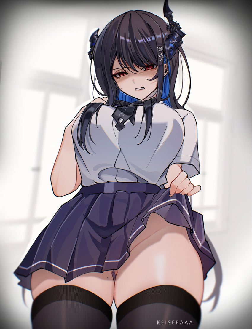nerissa ravencroft (hololive and 2 more) drawn by keisea