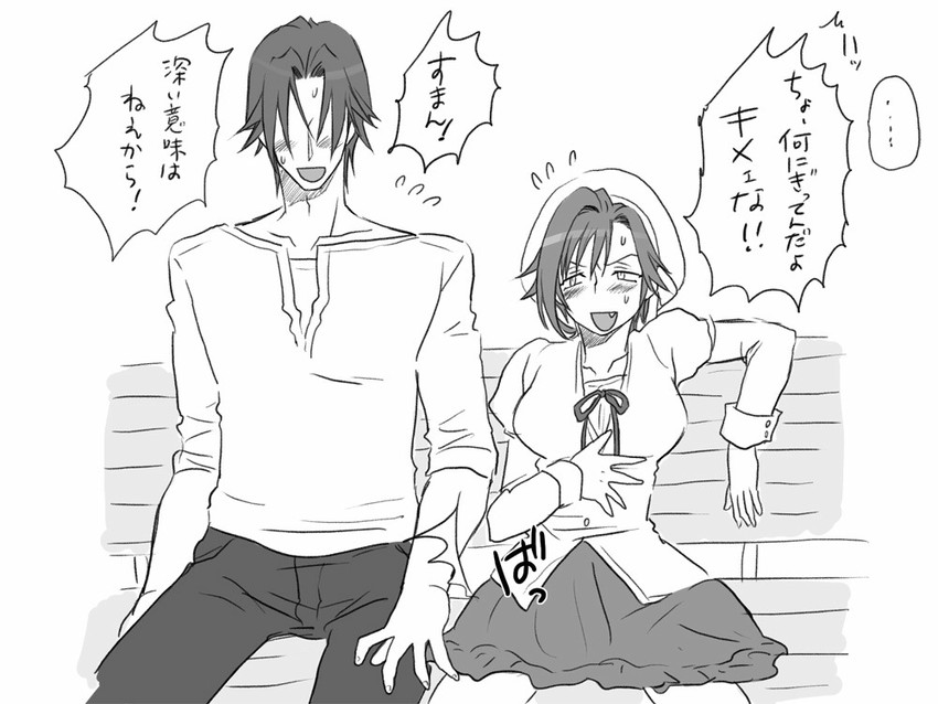 igarashi kyou and hasumi souji (seitenkango. shinyuu to) drawn by eroe