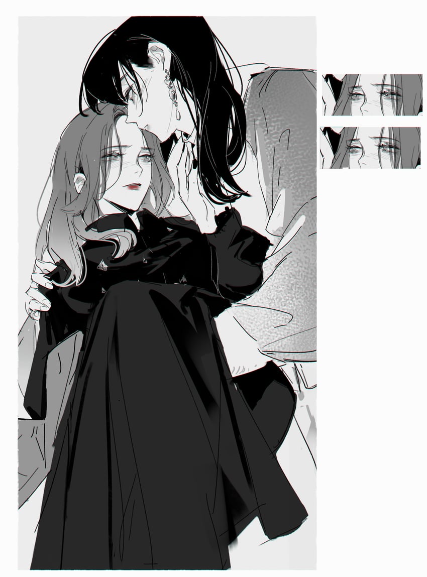 hayashi fuyu and harumoto itsuki (chaser game w) drawn by yoohu6