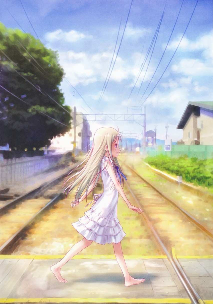 honma meiko (ano hi mita hana no namae wo bokutachi wa mada shiranai.) drawn by goto_p