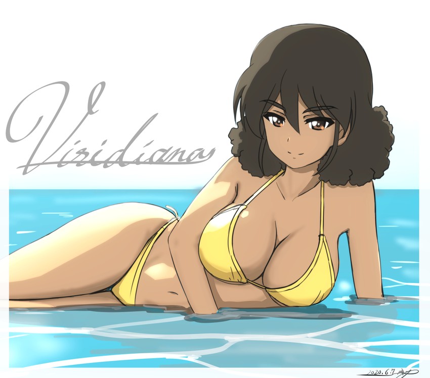 viridiana (girls und panzer) drawn by bukkuri
