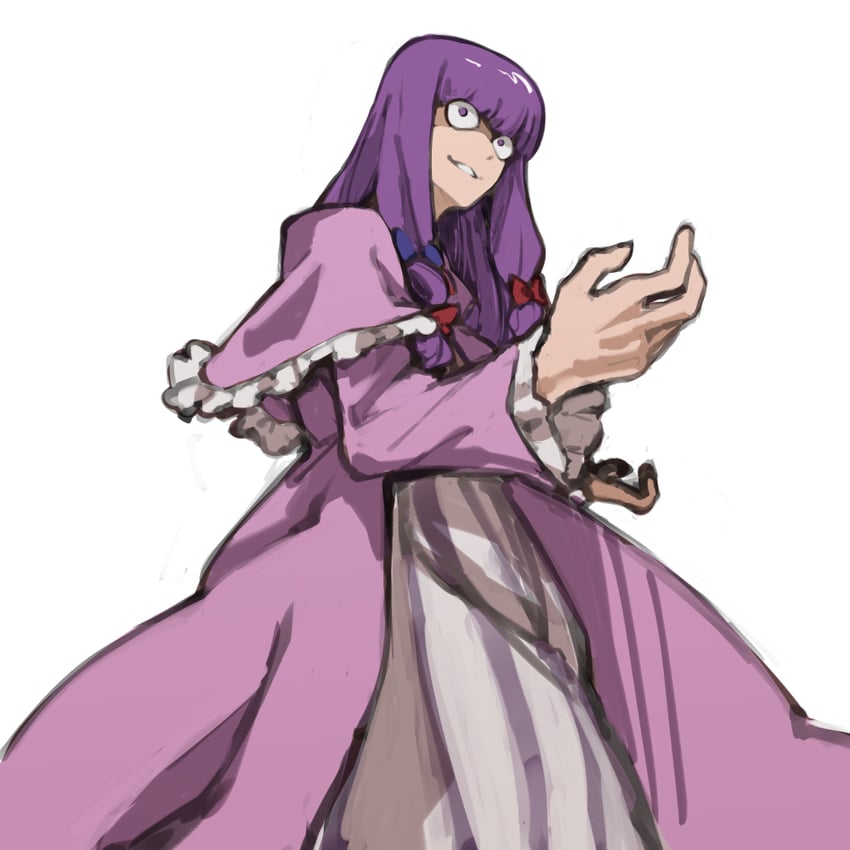 patchouli knowledge and taisa (touhou and 1 more) drawn by ym_(nicoseiga18386039)