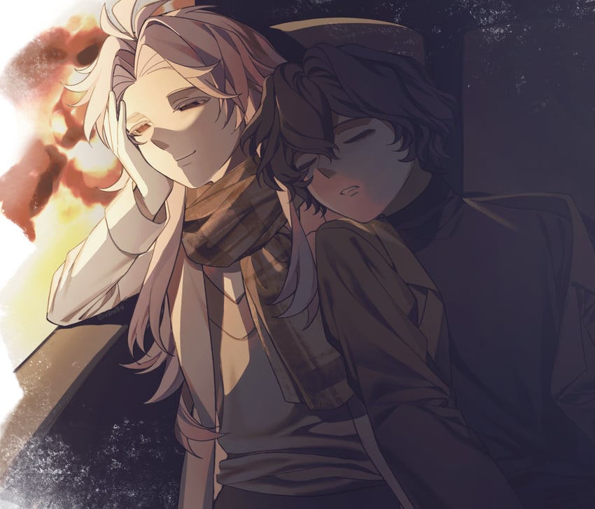 hatsutori hajime and utsugi noriyuki (saibou shinkyoku) drawn by chunaizhanshi23057