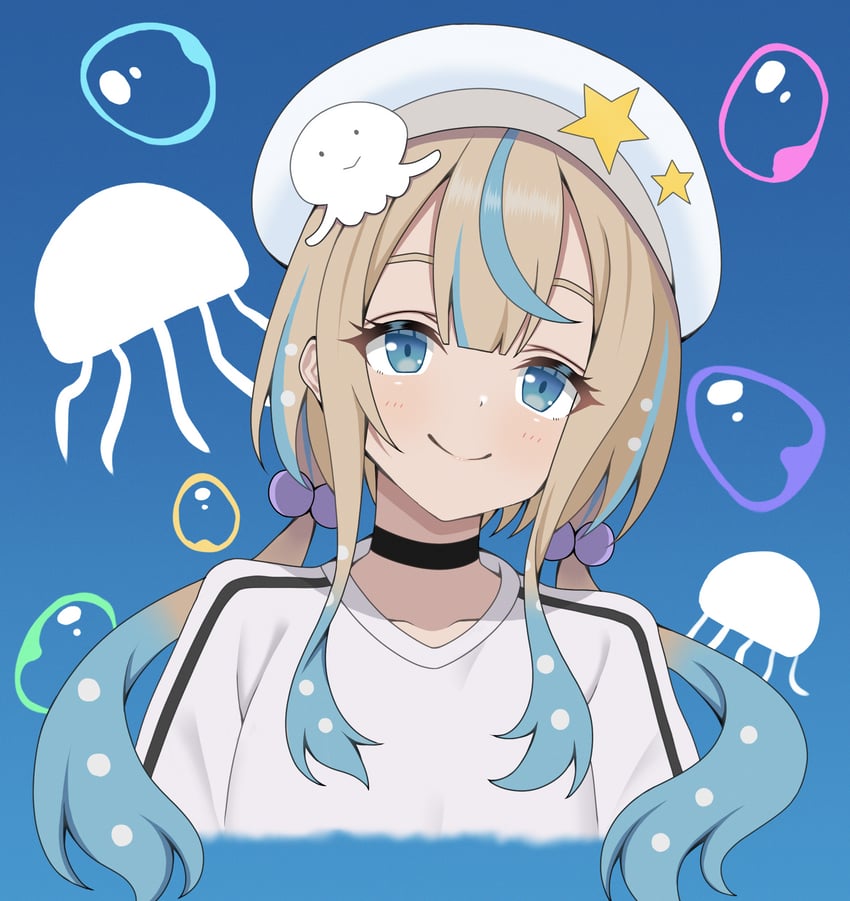 jelee-chan (yoru no kurage wa oyogenai) drawn by kukokoko_(ukan2253)