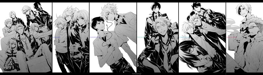 cu chulainn, ikari shinji, nagisa kaworu, arthur pendragon, ludger will kresnik, and 14 more (fate and 8 more) drawn by xia_(ryugo)