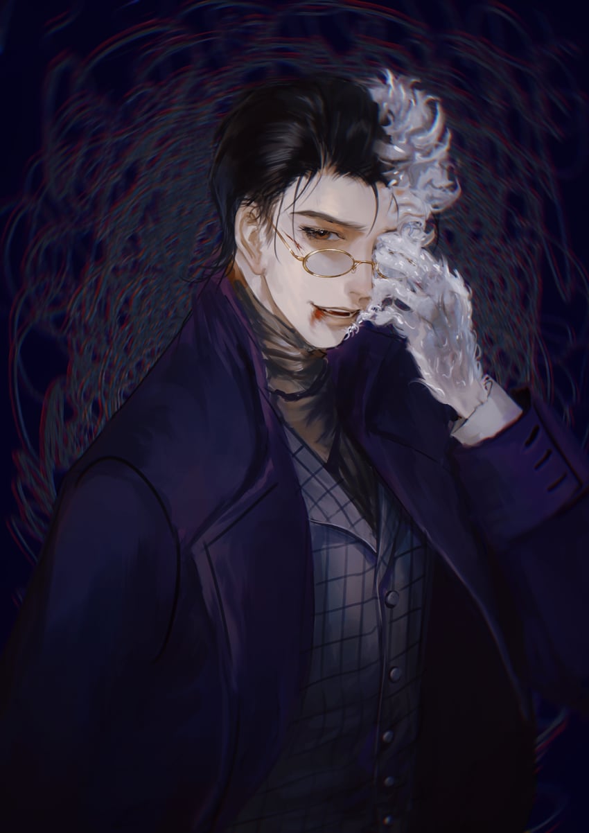klein moretti and gehrman sparrow (lord of the mysteries) drawn by jiushiaihuantouxiang