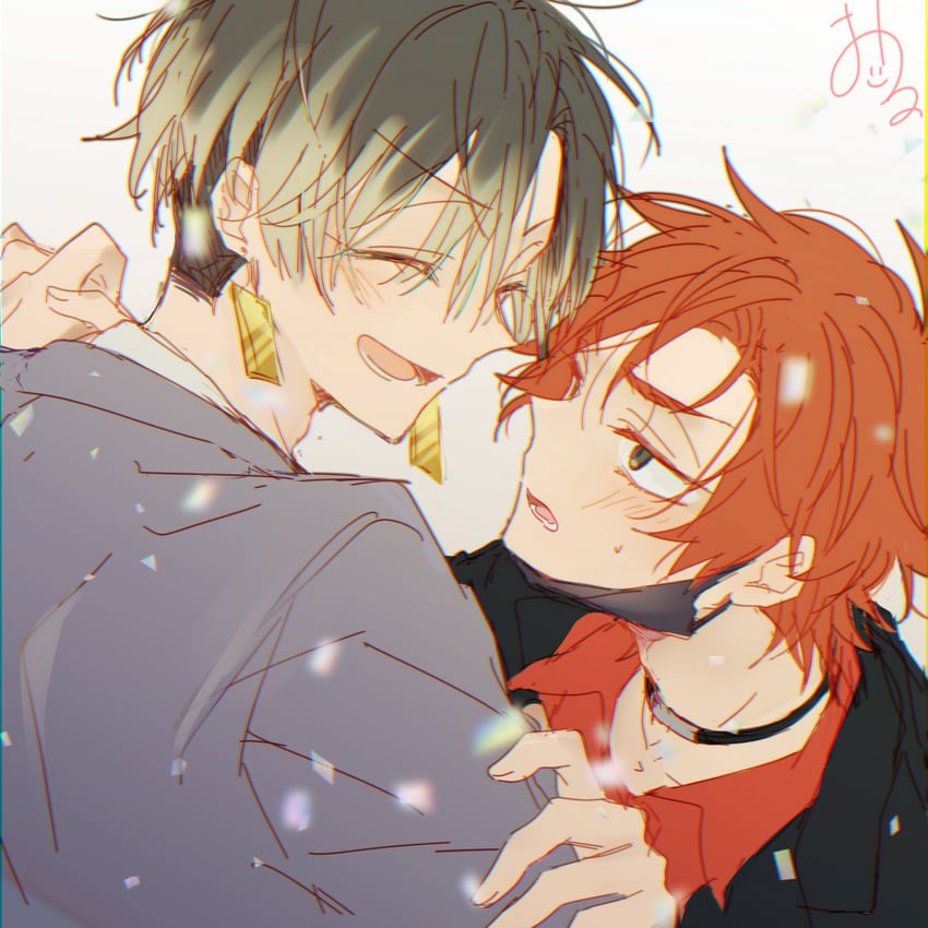 kajiyama fuuta and kayano mikoto (milgram) drawn by kao_ru05