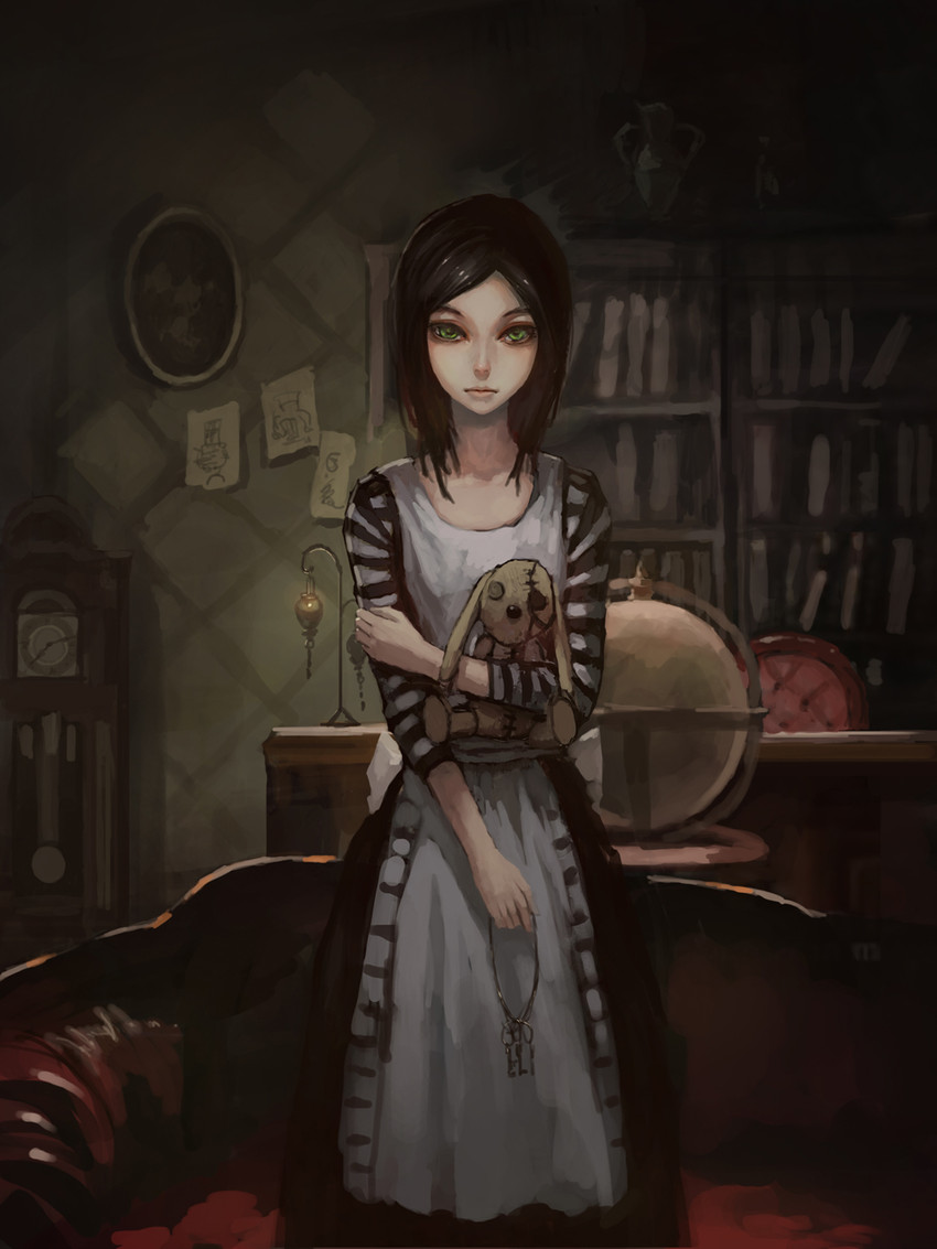 alice liddell (american mcgee's alice and 1 more) drawn by gjred